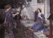 John William Waterhouse The Annunciation oil